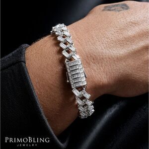 Baguette Cuban Link Bracelet